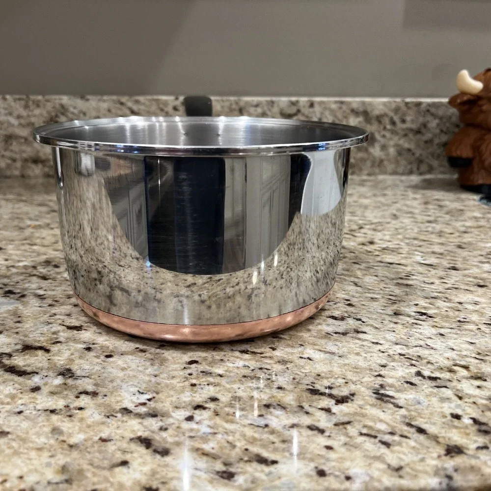 Vintage Sears Maid Of Honor Copper Bottom 2‎ Quart Pan No Lid